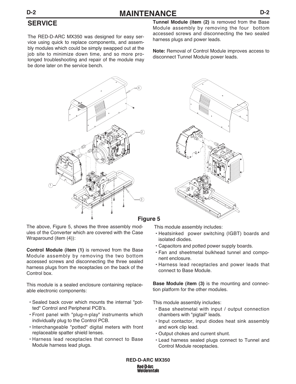 Maintenance, Service | Lincoln Electric IM697 RED-D-ARC MX 300 User Manual | Page 20 / 34