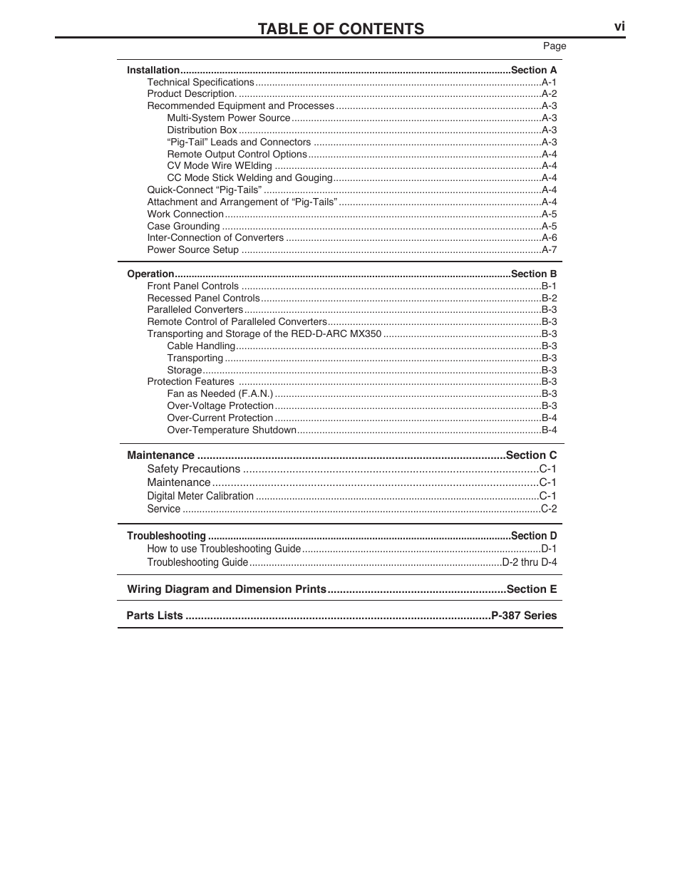 Lincoln Electric IM697 RED-D-ARC MX 300 User Manual | Page 7 / 34