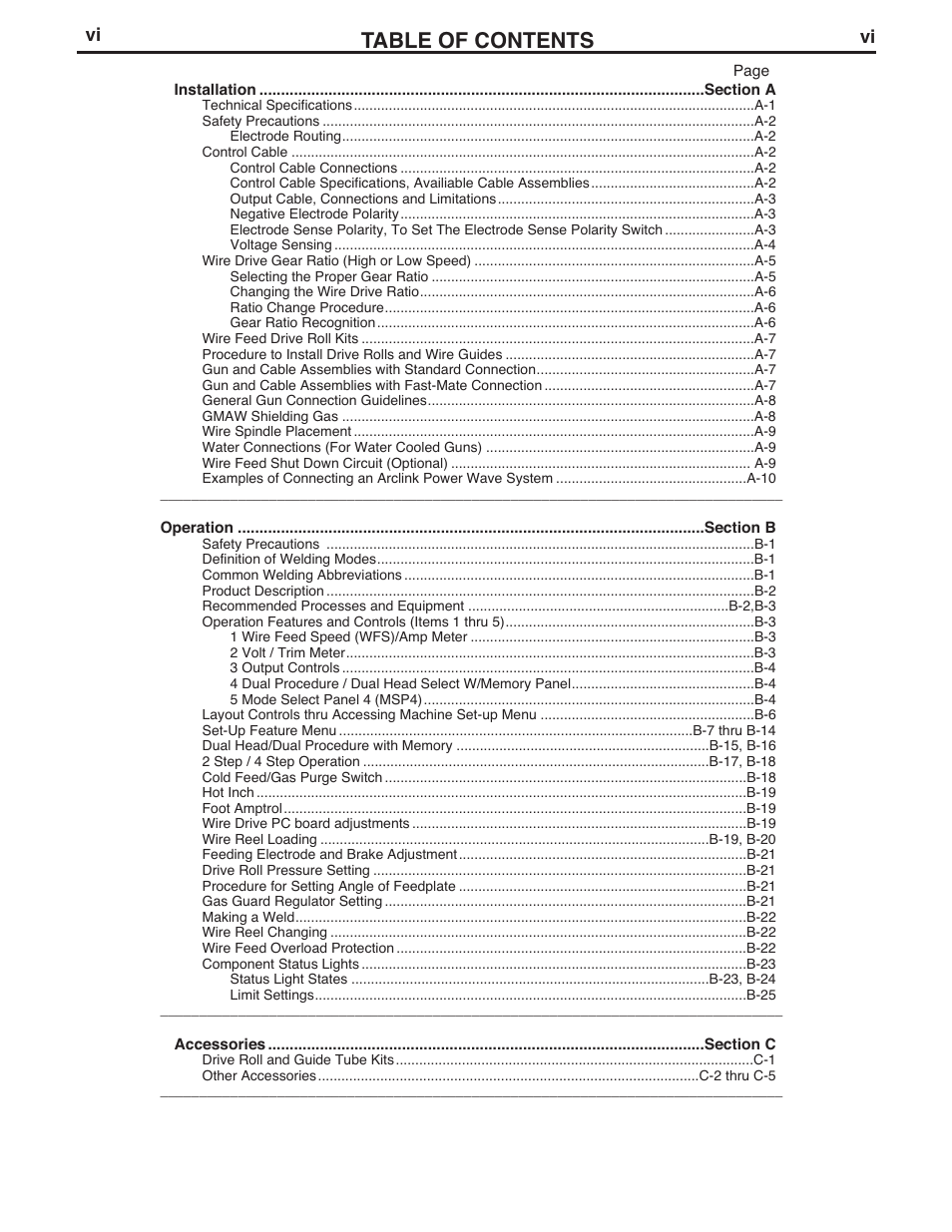 Lincoln Electric IM916 POWER FEED 10M Dual WIRE FEEDER User Manual | Page 7 / 68