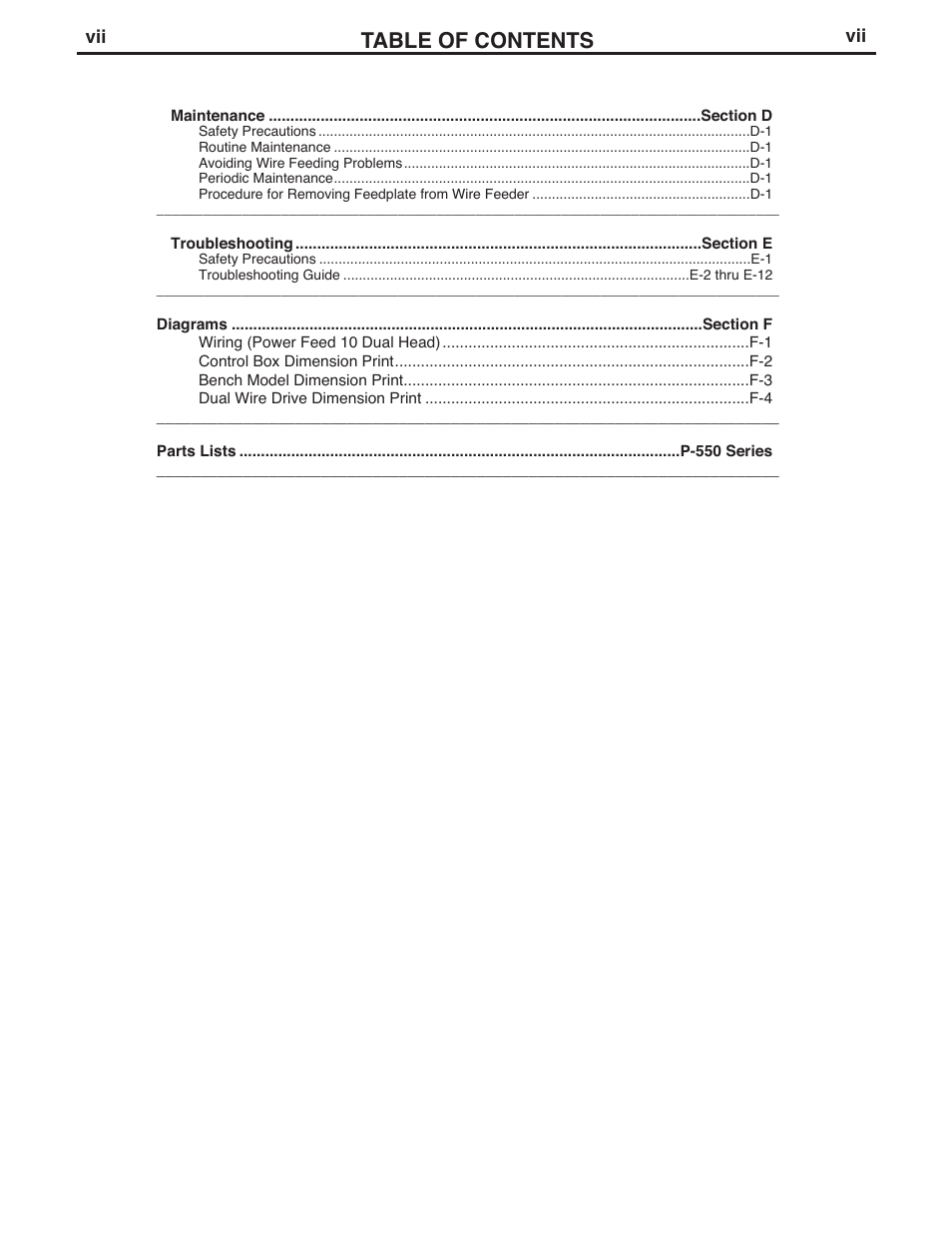 Lincoln Electric IM916 POWER FEED 10M Dual WIRE FEEDER User Manual | Page 8 / 68