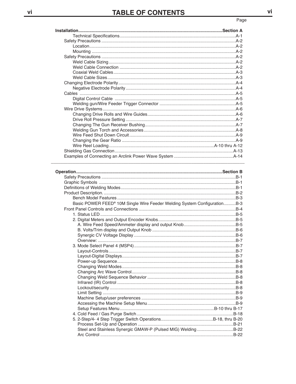 Lincoln Electric IM915 POWER FEED 10M SINGLE WIRE FEEDER User Manual | Page 7 / 72