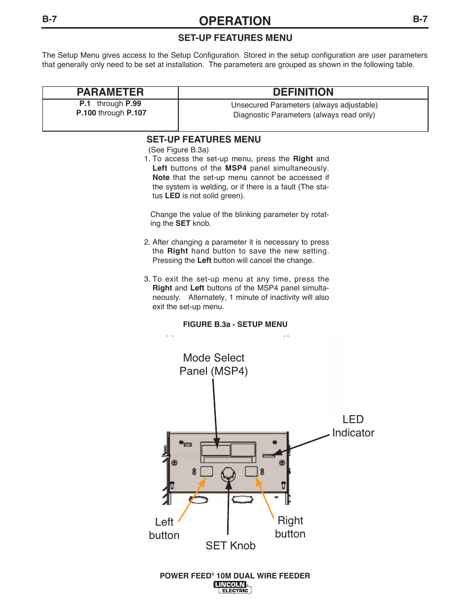 Operation | Lincoln Electric IM777 POWER FEED 10M Dual WIRE FEEDER User Manual | Page 25 / 70