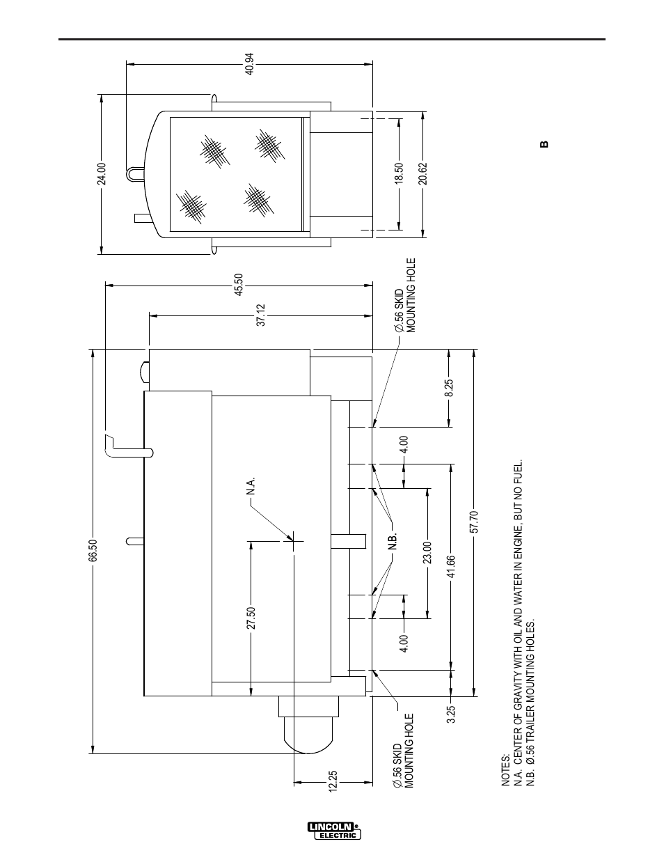 Dimension print | Lincoln Electric IM769 PIPELINER 200D User Manual | Page 29 / 34