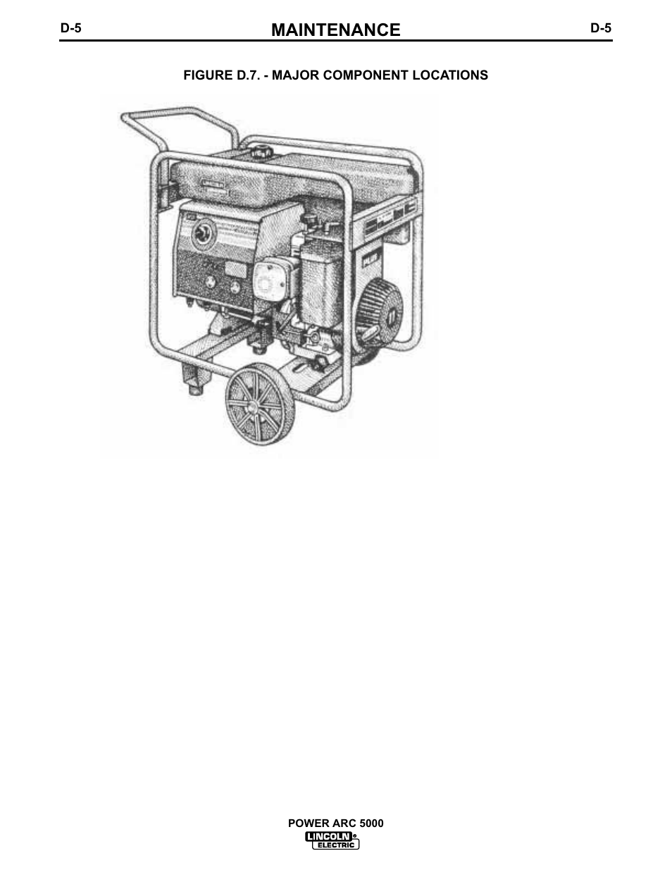 Maintenance | Lincoln Electric IM560 POWER-ARC 5000 User Manual | Page 41 / 50