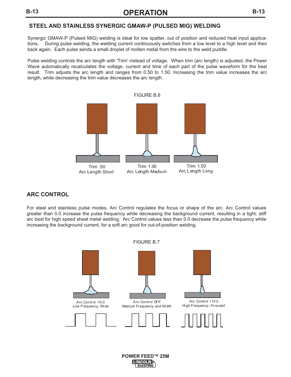 Operation | Lincoln Electric IM892 POWER FEED 25M User Manual | Page 29 / 83