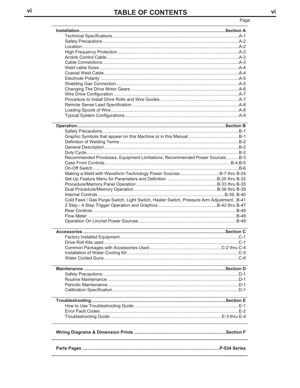 Lincoln Electric IM892 POWER FEED 25M User Manual | Page 7 / 83