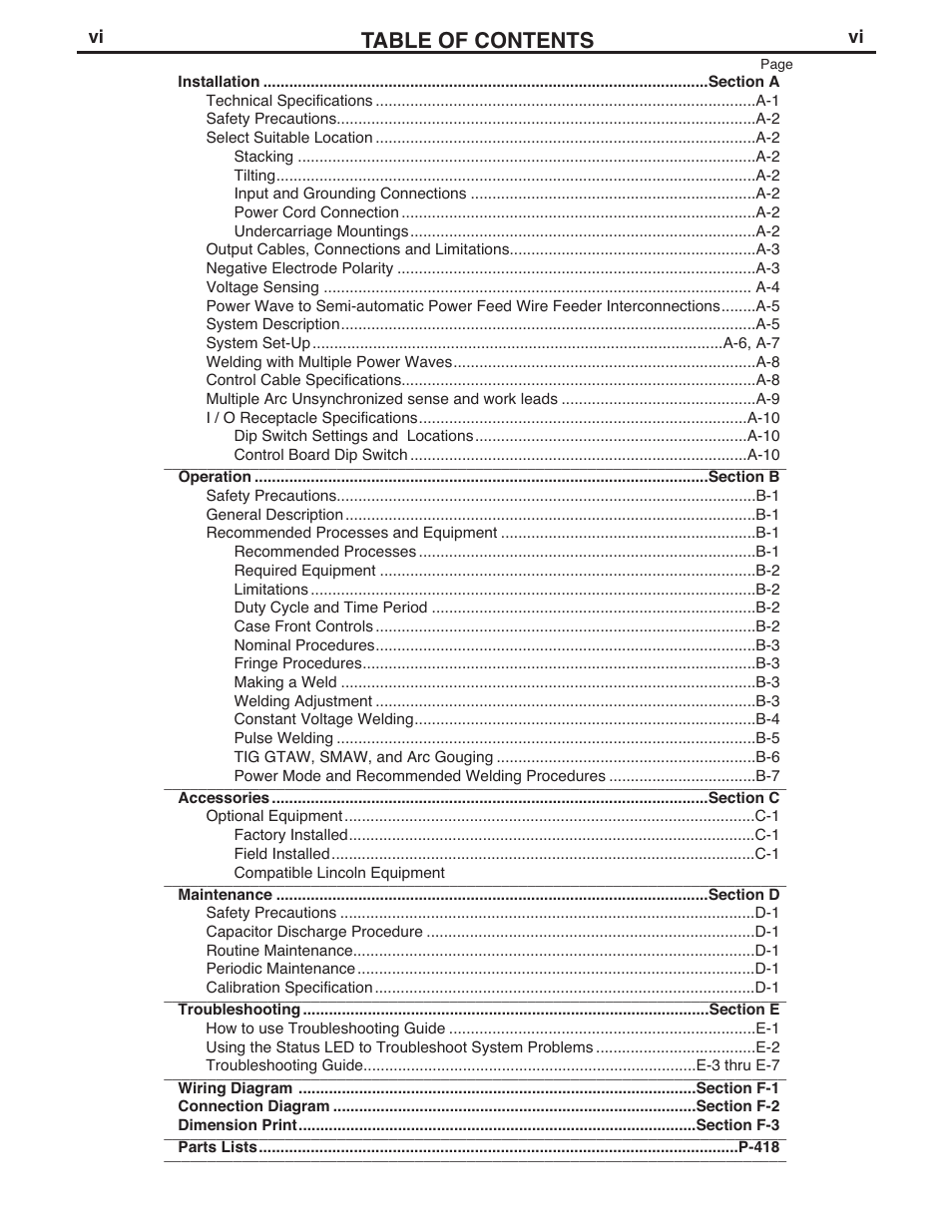 Lincoln Electric IM845 POWER WAVE 355M User Manual | Page 7 / 42