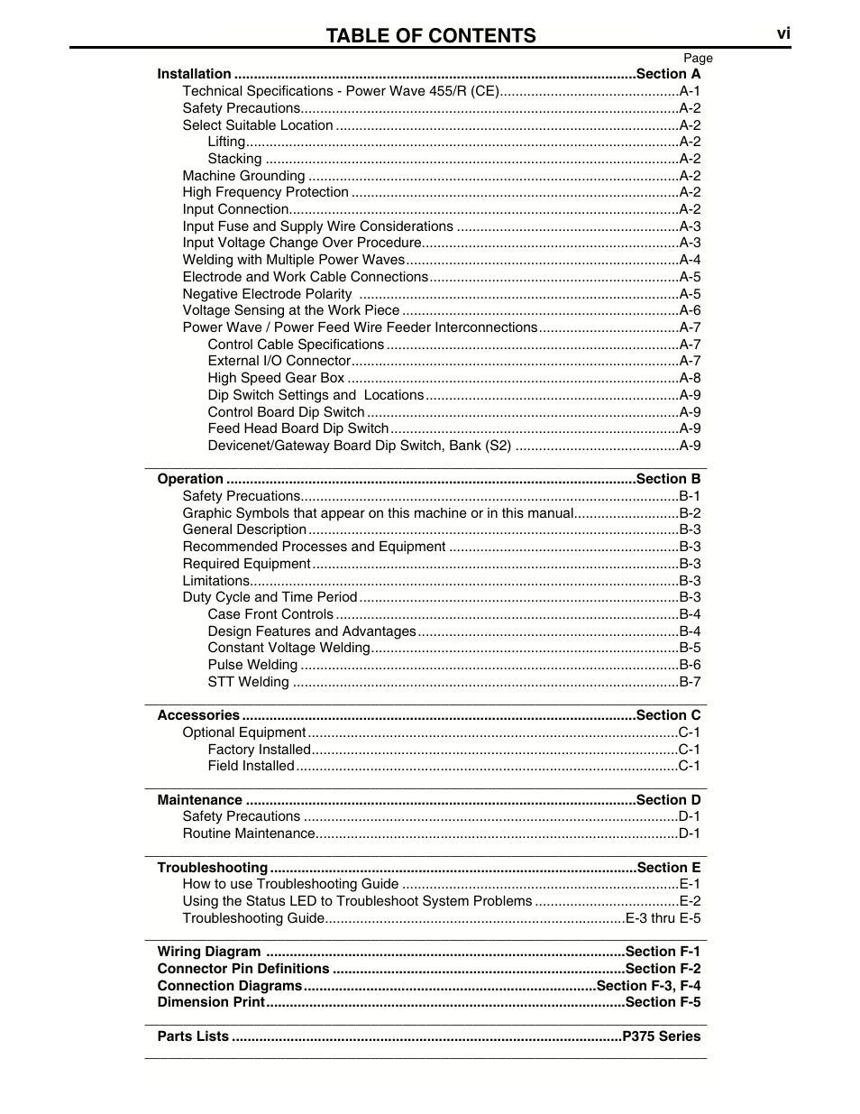 Lincoln Electric IM691 POWER WAVE 455R (CE) User Manual | Page 7 / 40