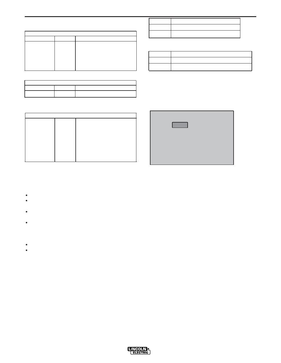 Installation, I / o receptacle specifications, Water flow sensor | Control board (dip switch location) | Lincoln Electric IM807 POWER WAVE 455M User Manual | Page 20 / 42