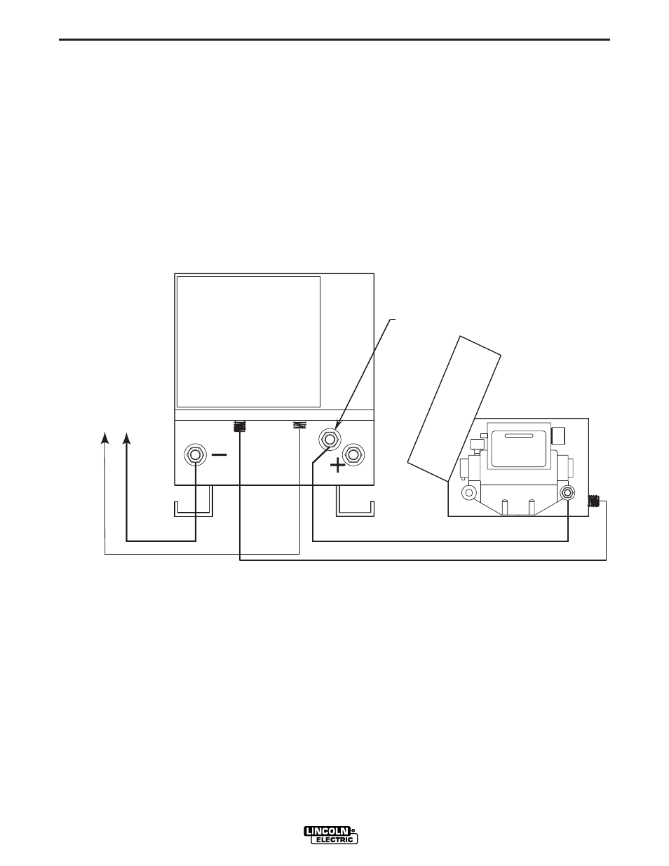 Power wave / stt, Wire feeder control cable k1543 to work work sense | Lincoln Electric IM808 POWER WAVE 455M_STT User Manual | Page 41 / 46