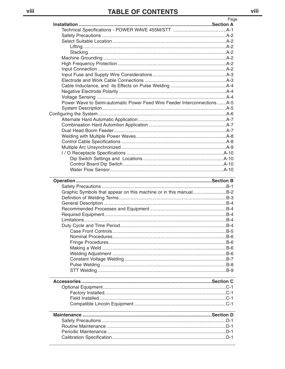 Lincoln Electric IM808 POWER WAVE 455M_STT User Manual | Page 9 / 46
