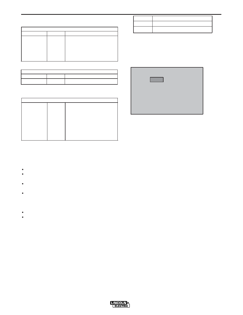 Installation, I / o receptacle specifications, Water flow sensor | Control board (dip switch location) | Lincoln Electric IM924 POWER WAVE 455M_STT User Manual | Page 20 / 45