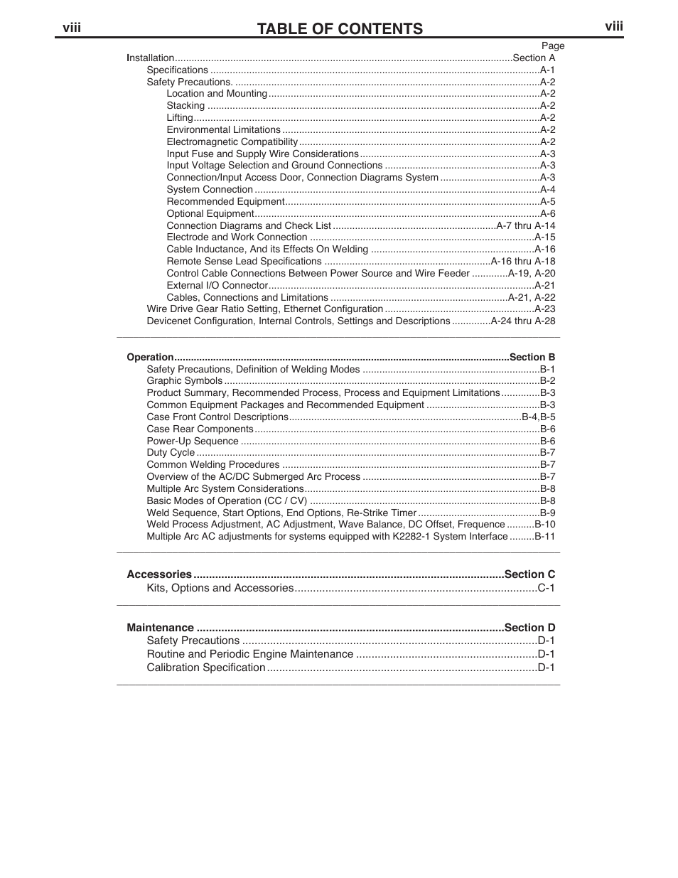 Lincoln Electric IM848 POWER WAVE AC_DC 1000 User Manual | Page 9 / 74