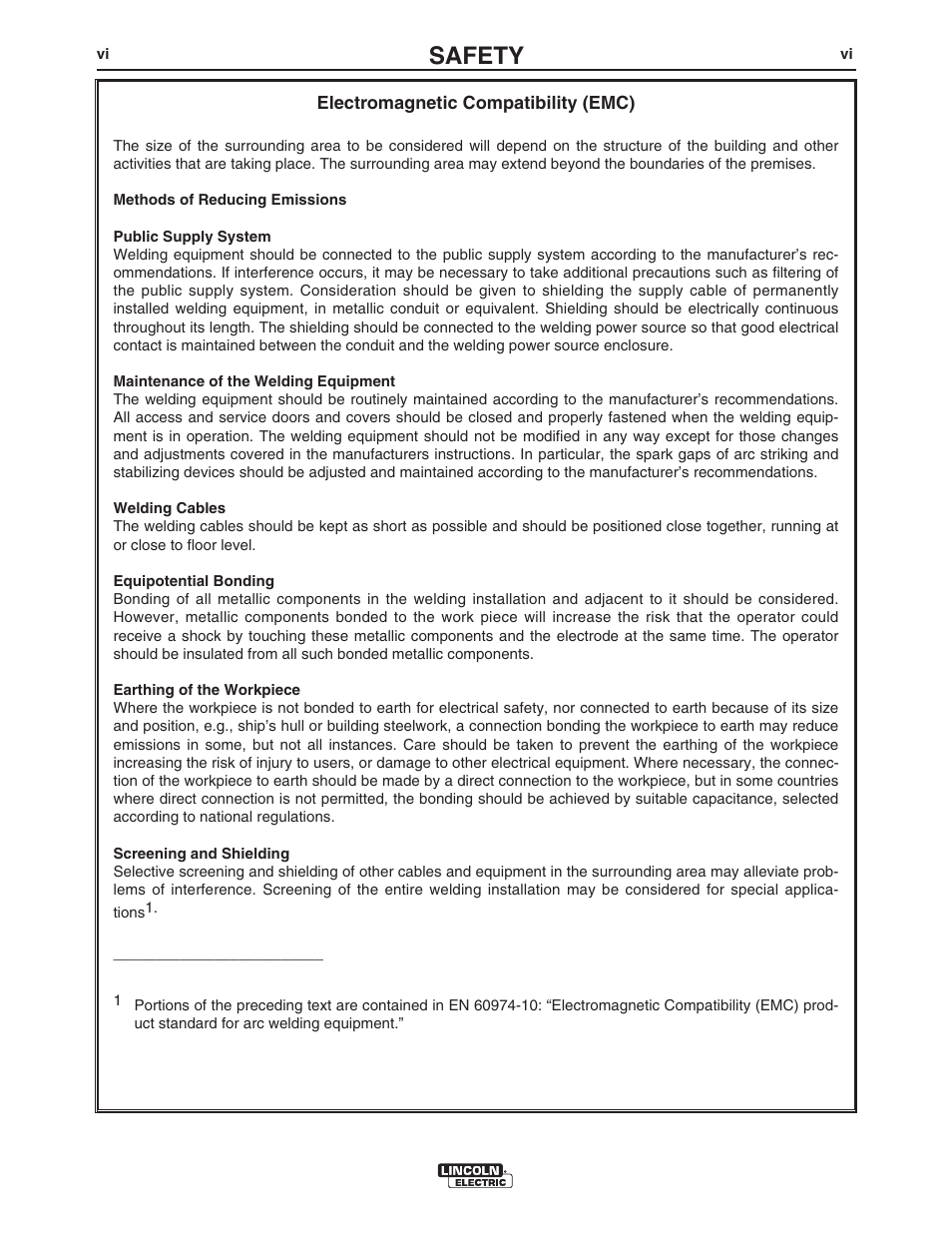 Safety | Lincoln Electric IM956 POWER WAVE C300 User Manual | Page 7 / 72