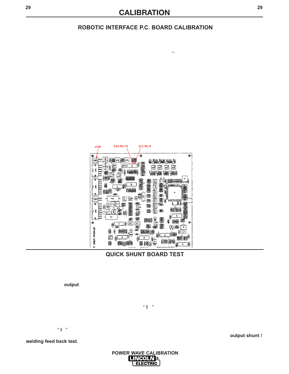 Calibration | Lincoln Electric IM573 POWER WAVE CALIBRATION PROCEDURES User Manual | Page 29 / 32