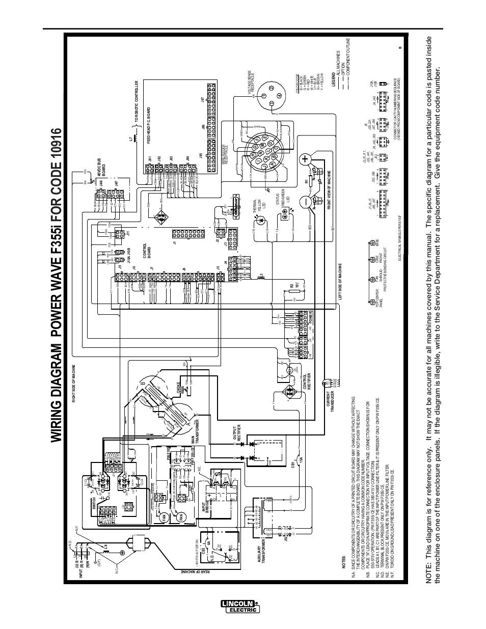 Diagrams, G4146, Power wave f355i | Lincoln Electric IM755 POWER WAVE F355i User Manual | Page 28 / 36