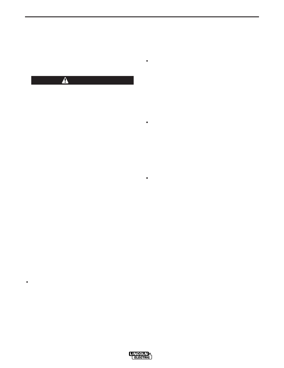 Operation, Warning | Lincoln Electric IM799 POWER WAVE F355i(CE) User Manual | Page 18 / 37