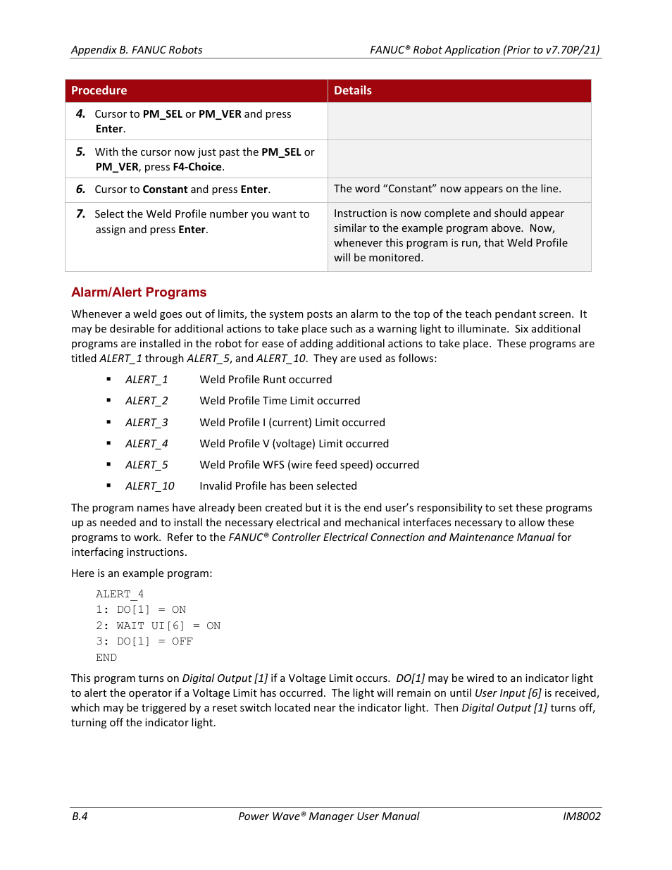 Lincoln Electric IM8002 POWER WAVE MANAGER User Manual | Page 110 / 128