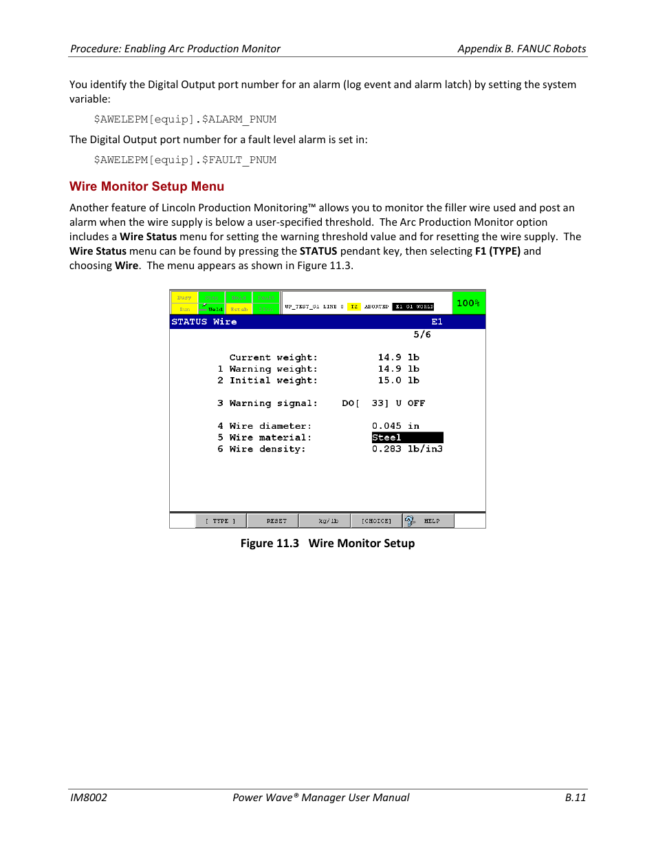 Lincoln Electric IM8002 POWER WAVE MANAGER User Manual | Page 117 / 128