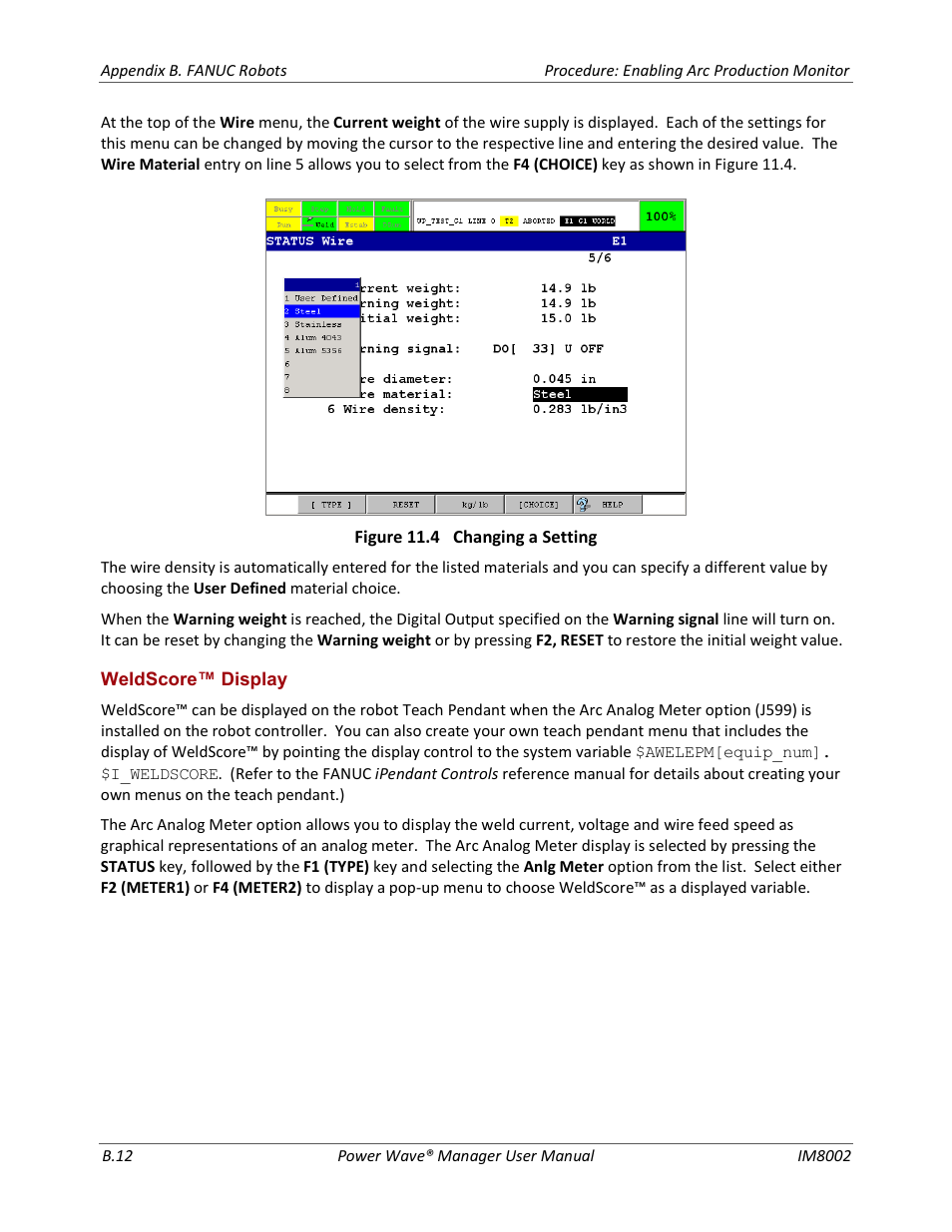 Lincoln Electric IM8002 POWER WAVE MANAGER User Manual | Page 118 / 128