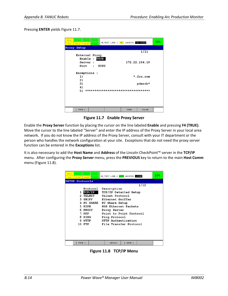 Lincoln Electric IM8002 POWER WAVE MANAGER User Manual | Page 120 / 128