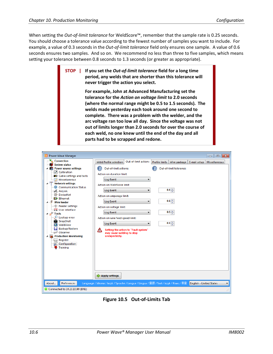 Lincoln Electric IM8002 POWER WAVE MANAGER User Manual | Page 84 / 128