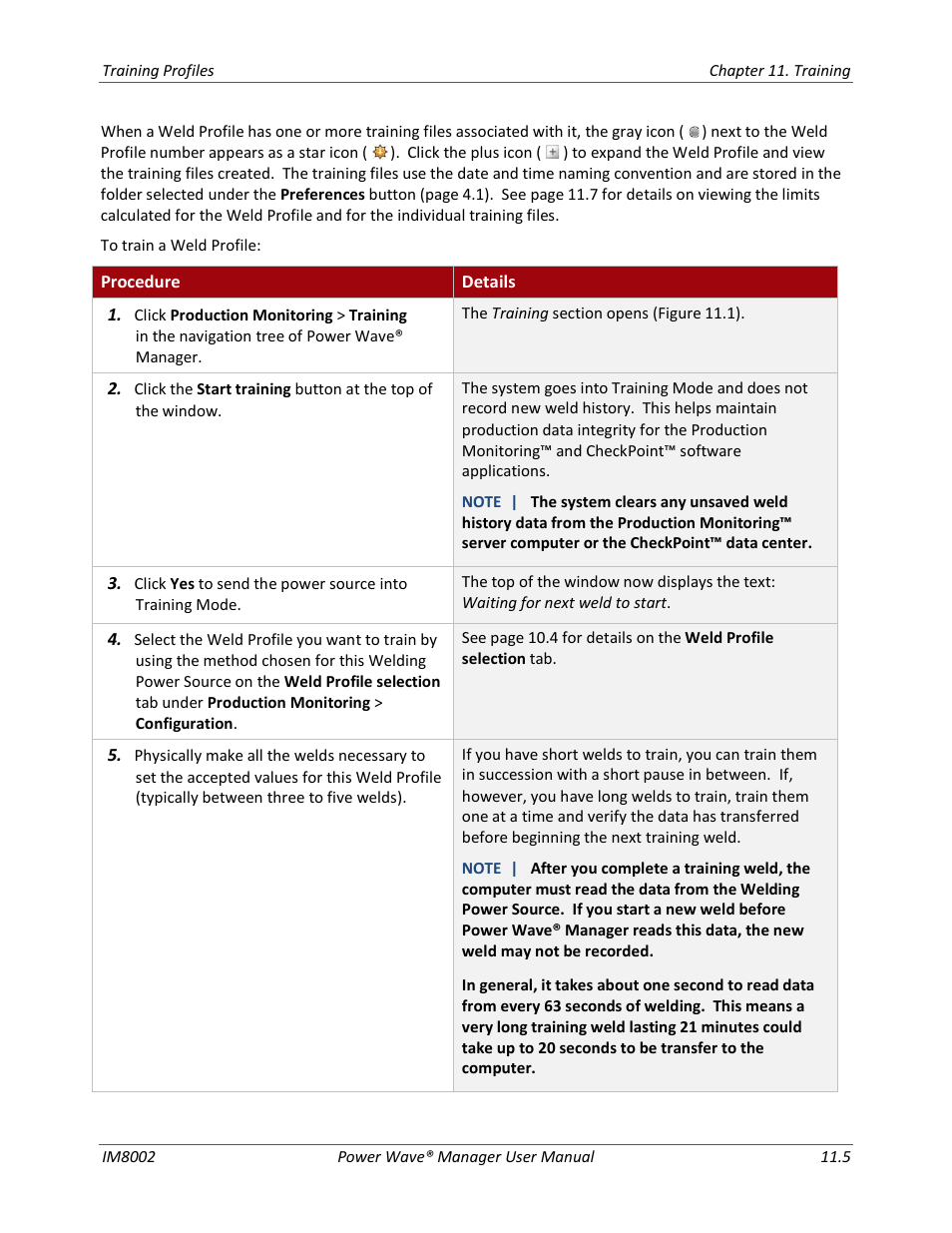 Lincoln Electric IM8002 POWER WAVE MANAGER User Manual | Page 99 / 128