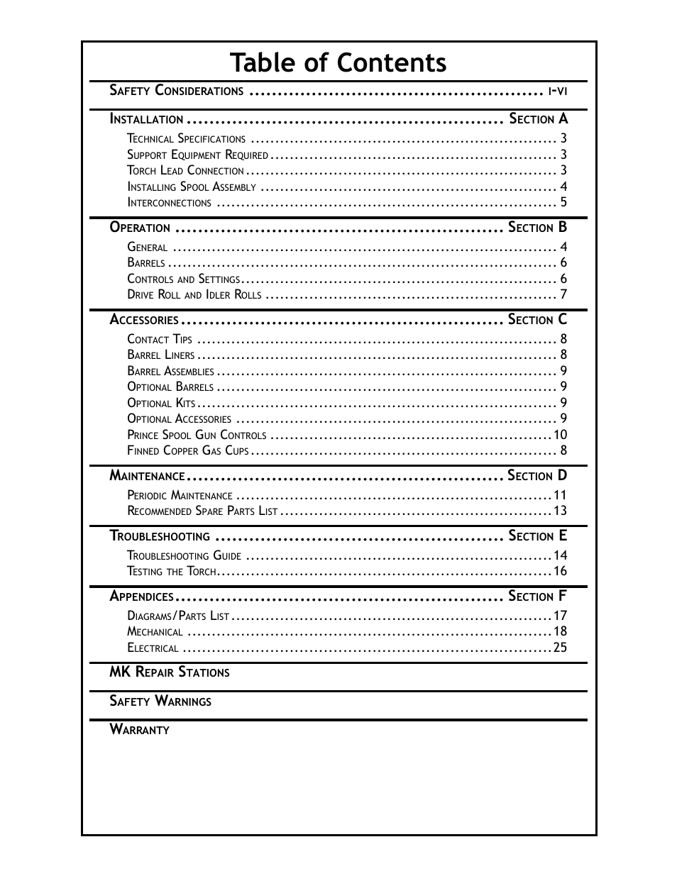 Lincoln Electric IM818 Prince XL 350 User Manual | Page 8 / 45