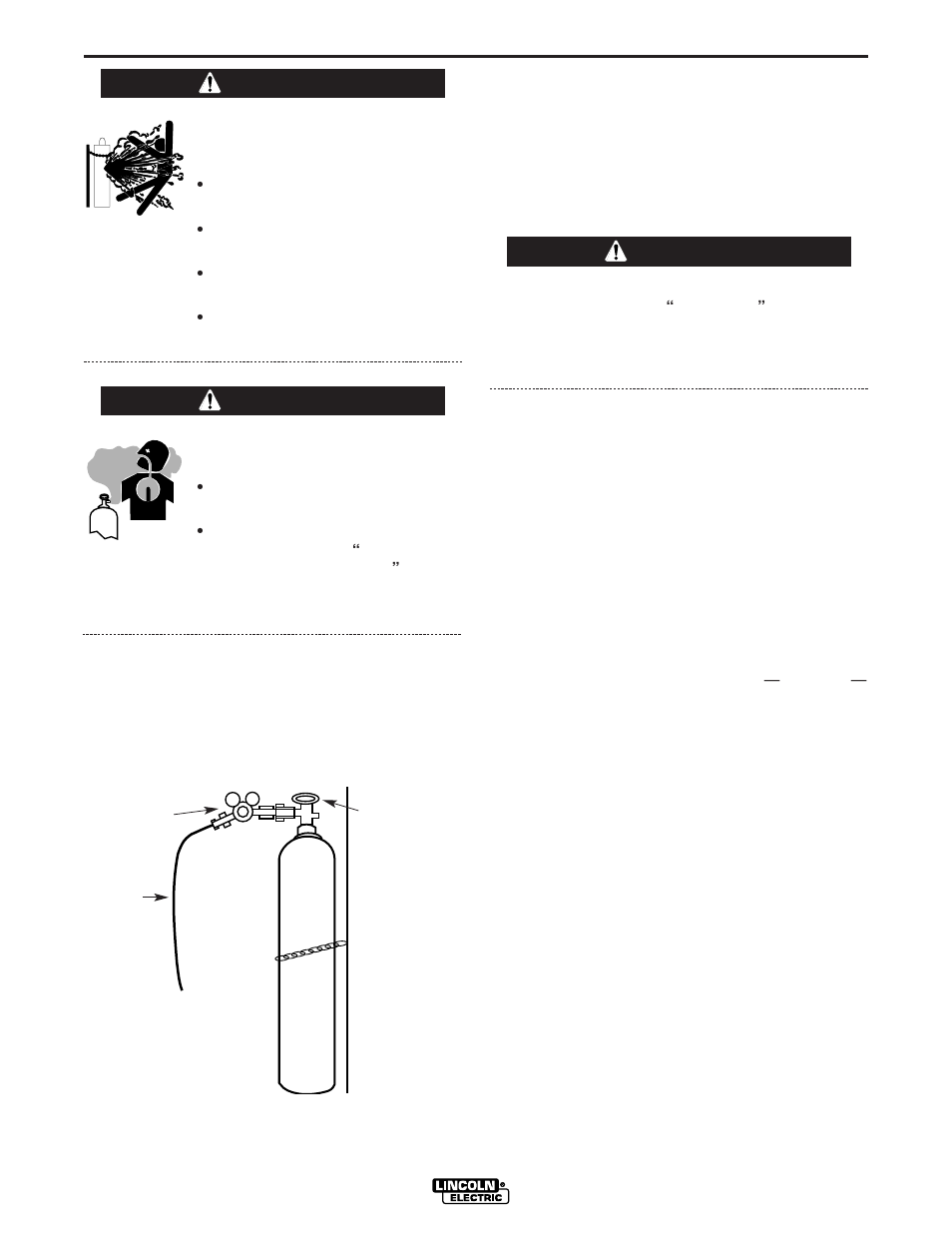 Installation, Warning | Lincoln Electric IM562 PRO 100 User Manual | Page 12 / 47