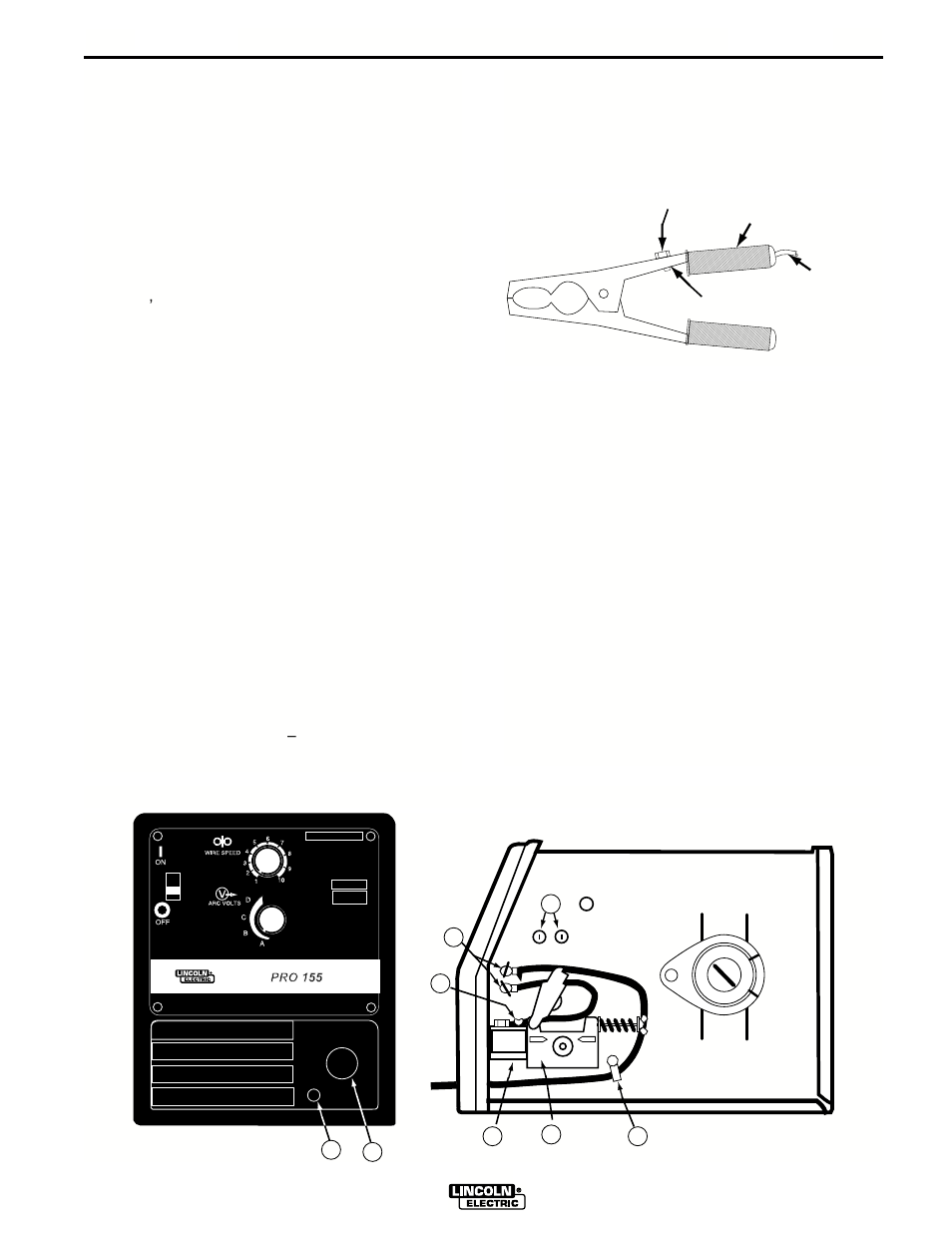 Installation, Select suitable location, Output connections | Stacking, Tilting, Work clamp installation | Lincoln Electric IM563 PRO 155 User Manual | Page 10 / 46