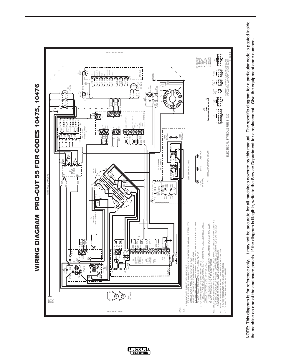 Diagrams, Pro-cut 55 | Lincoln Electric IM590 PRO-CUT 55 User Manual | Page 30 / 35