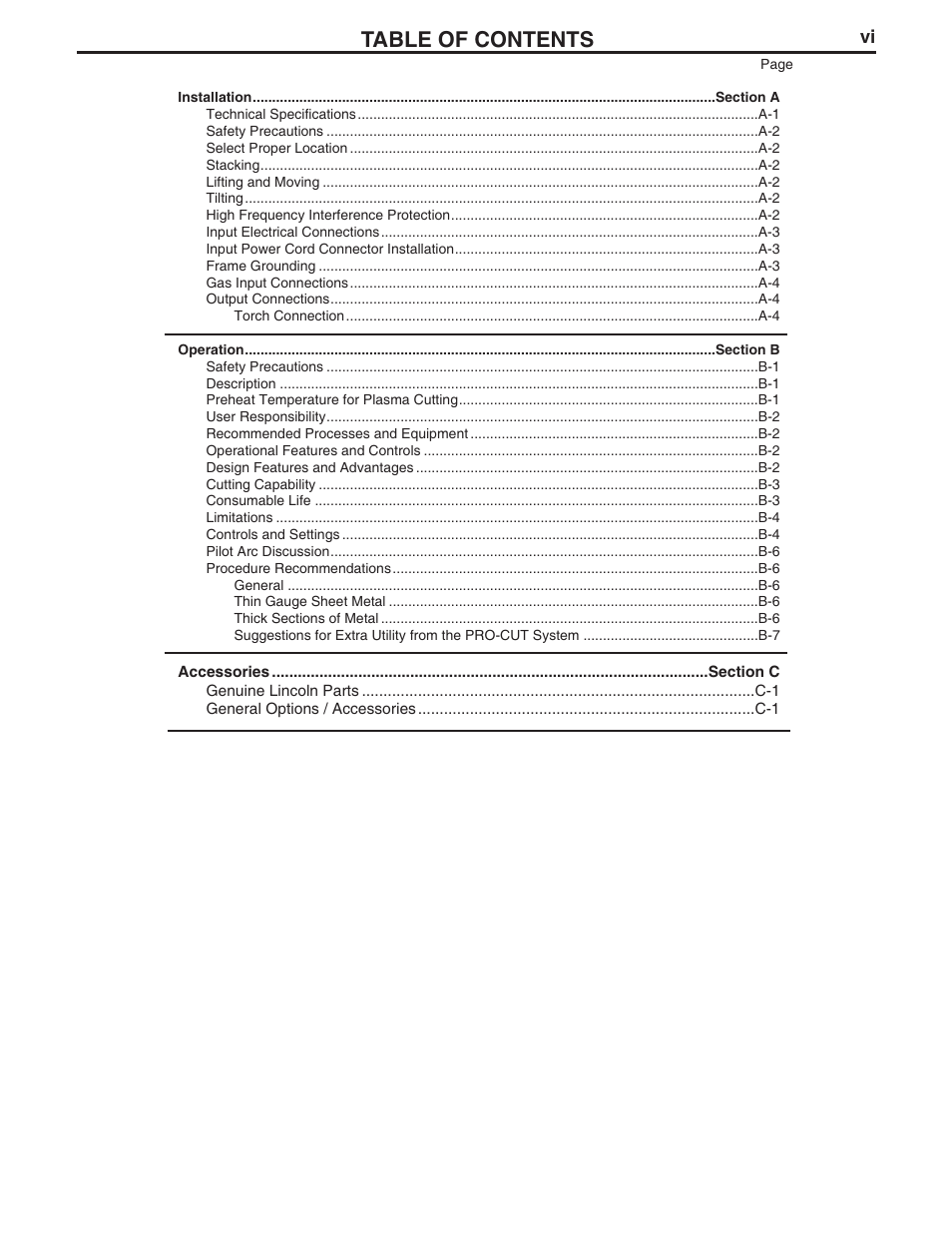 Lincoln Electric IM590 PRO-CUT 55 User Manual | Page 7 / 35