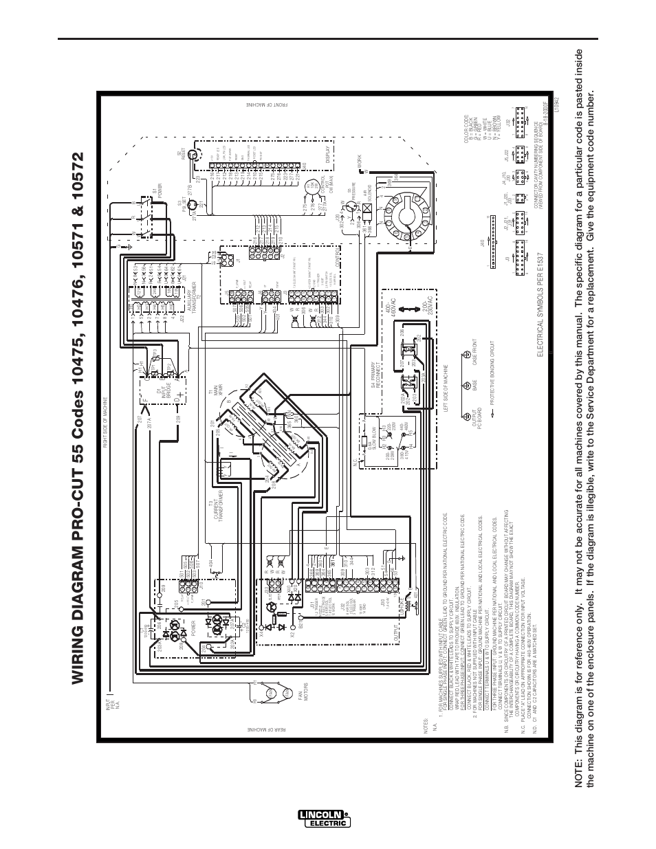 Diagrams, Pro-cut 55 | Lincoln Electric IM637 PRO-CUT 55 User Manual | Page 31 / 40