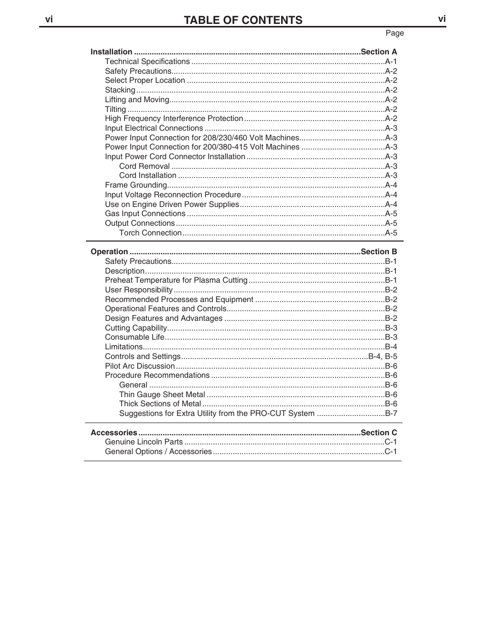 Lincoln Electric IM637 PRO-CUT 55 User Manual | Page 7 / 40