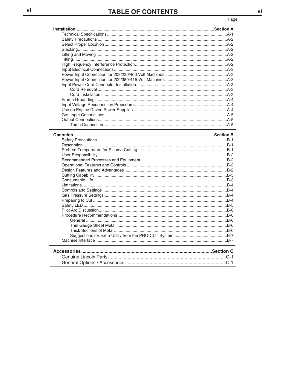 Lincoln Electric IM595 PRO-CUT 60 User Manual | Page 7 / 39