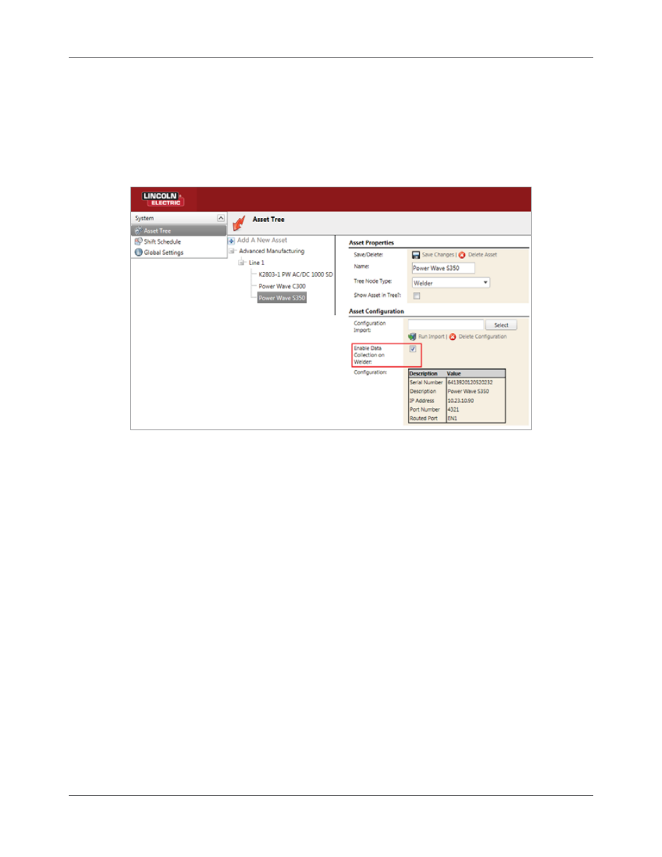 Lincoln Electric IM8001 PRODUCTION MONITORING 2.2 User Manual | Page 56 / 136