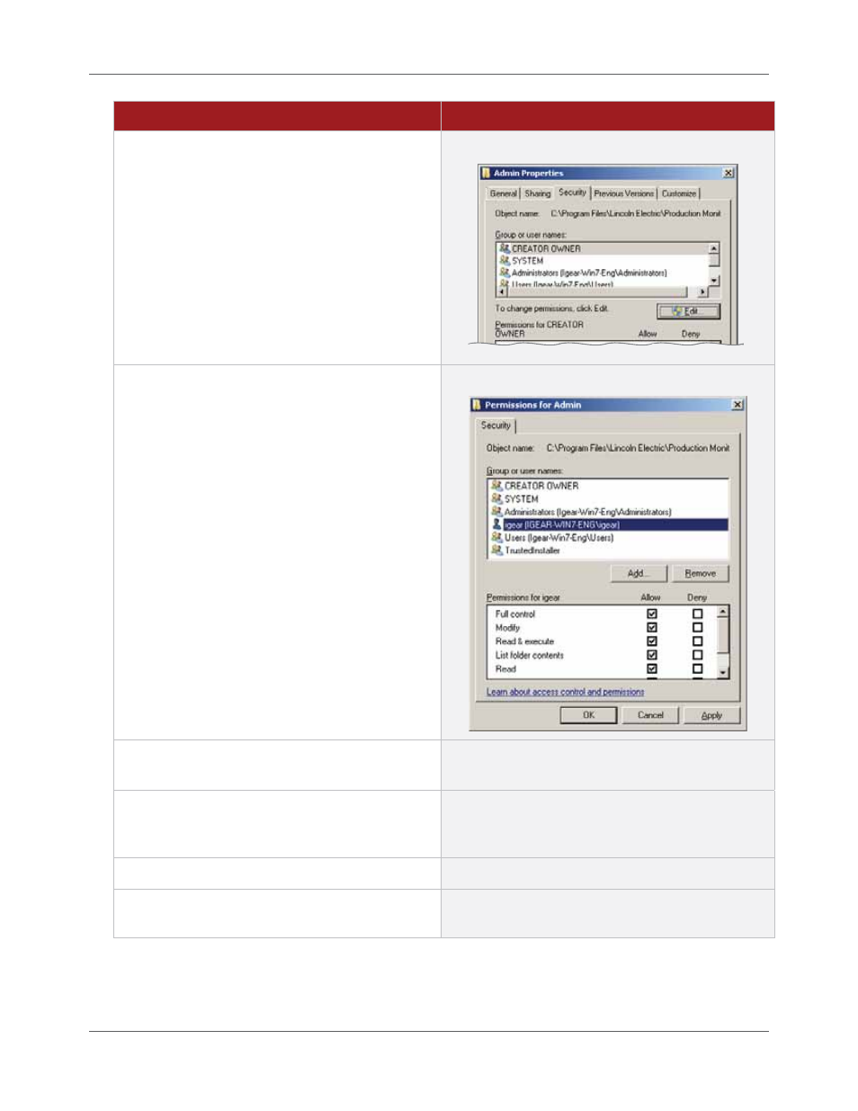 Lincoln Electric IM8001 PRODUCTION MONITORING 2.2 User Manual | Page 72 / 136