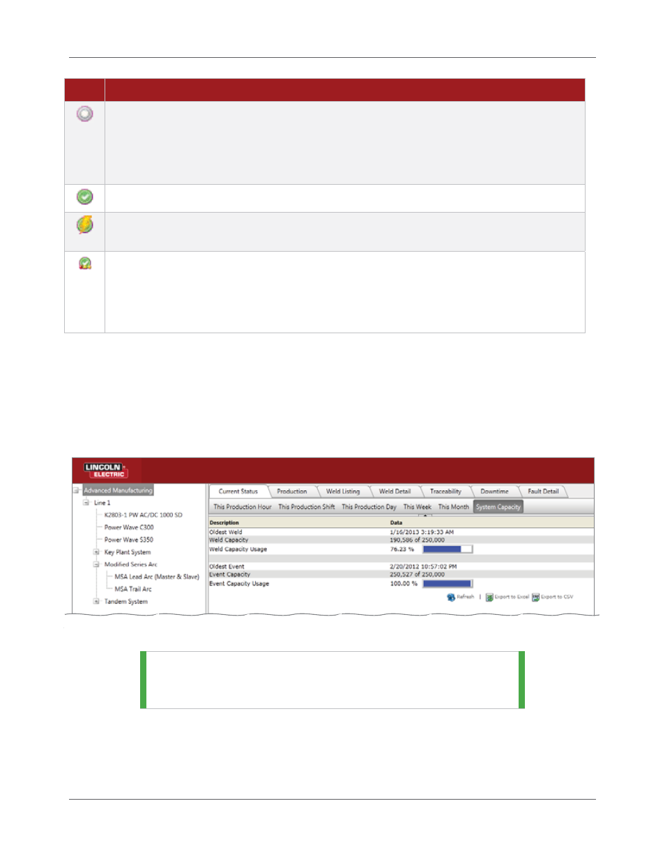 Lincoln Electric IM8001 PRODUCTION MONITORING 2.2 User Manual | Page 82 / 136