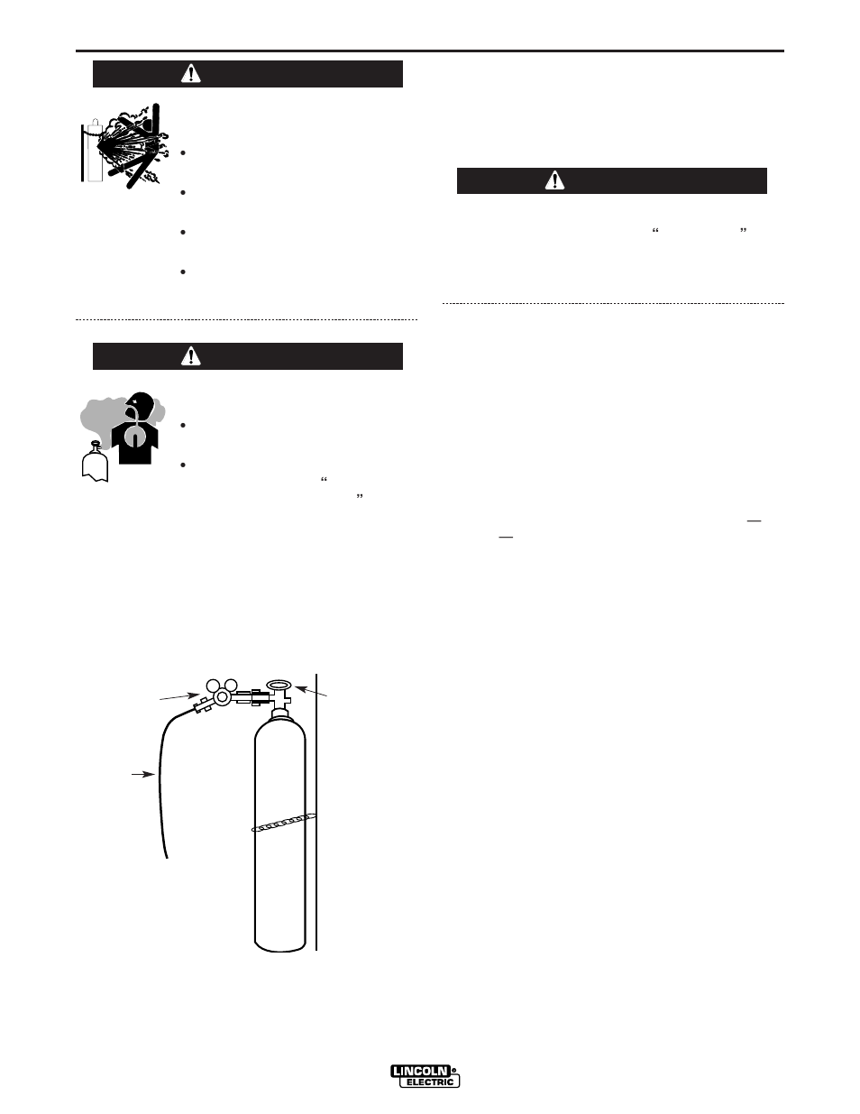 Installation, Warning | Lincoln Electric IM740 PRO-MIG 135 User Manual | Page 12 / 48