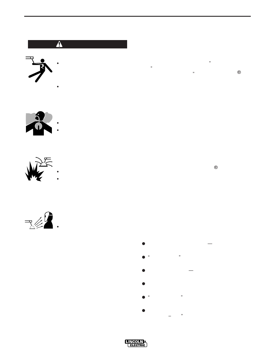 Operation, Warning general description, Design features | Lincoln Electric IM740 PRO-MIG 135 User Manual | Page 14 / 48