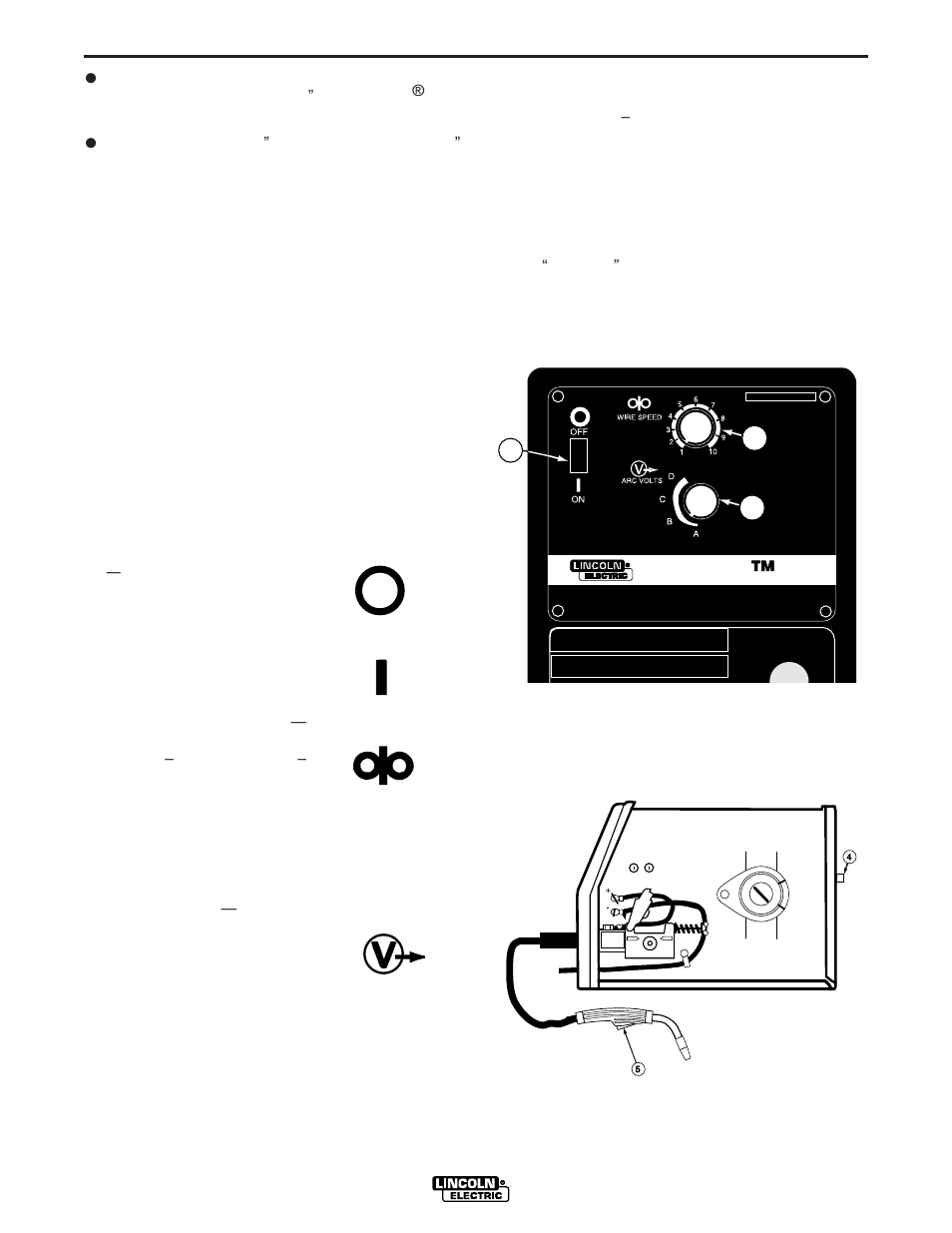 Operation, Pro-mig ™ 135, Off on arc volts wire speed | Welding capability, Limitations, Controls and settings | Lincoln Electric IM787 PRO-MIG 135 User Manual | Page 15 / 36