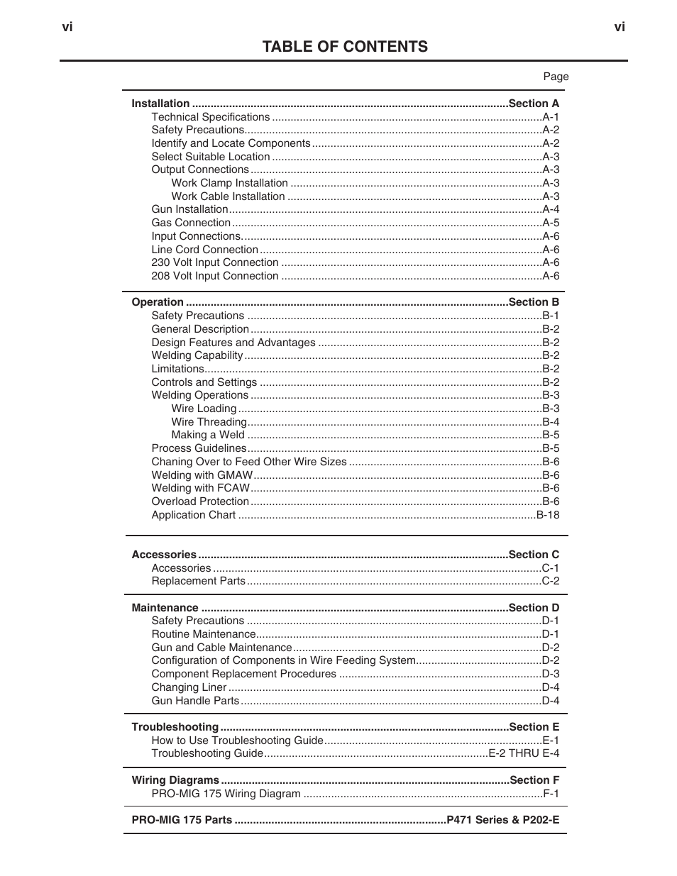 Lincoln Electric IM810 PRO-MIG 175 User Manual | Page 7 / 36