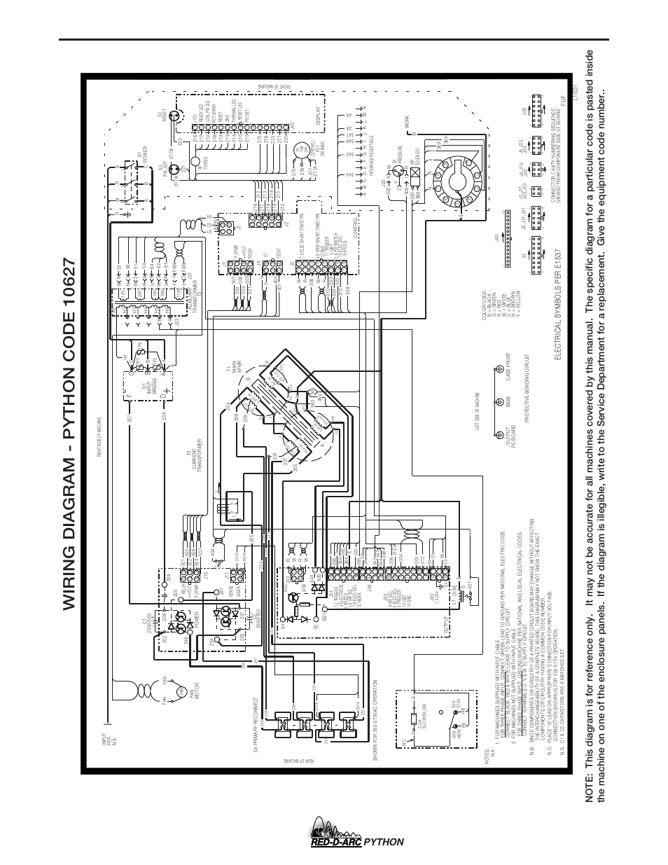 Diagrams | Lincoln Electric IM648 RED-D-ARC PYTHON User Manual | Page 30 / 37