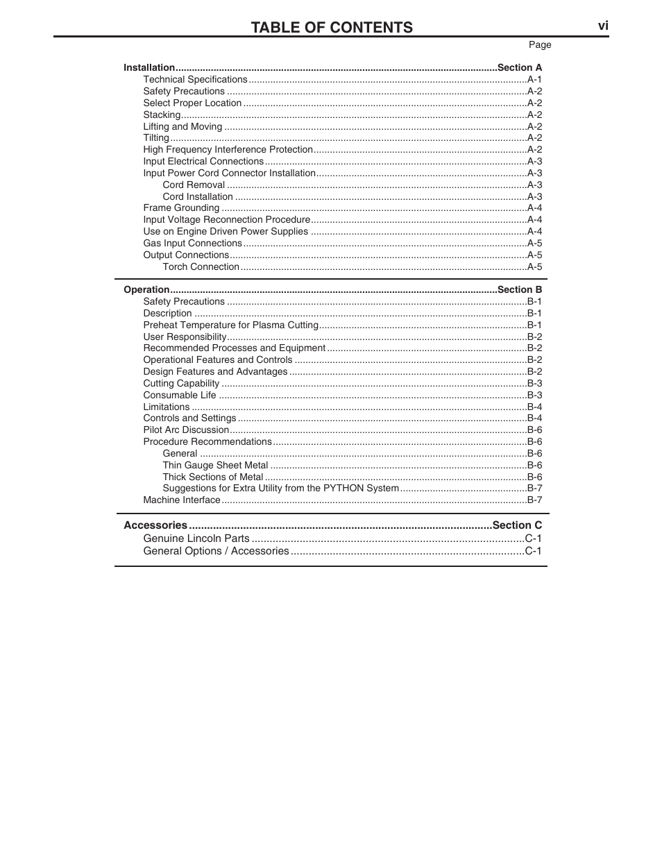 Lincoln Electric IM648 RED-D-ARC PYTHON User Manual | Page 7 / 37