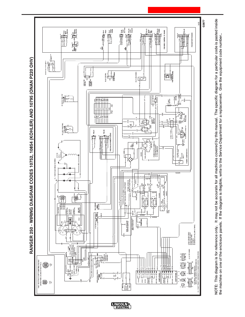 Diagrams, F-12, Enhanced diagram | Ranger 250 | Lincoln Electric IM741 RANGER 250 User Manual | Page 45 / 52