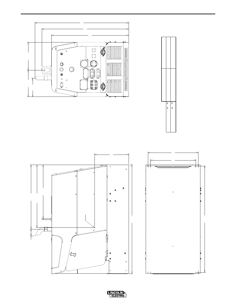 Diagrams, Dimension print ranger 250, F-14 | Lincoln Electric IM741 RANGER 250 User Manual | Page 47 / 52