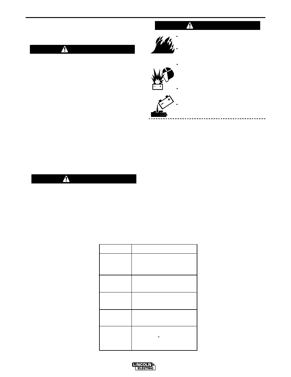 Maintenance, Warning, Warning caution | D-3 engine adjustments | Lincoln Electric IM879 RANGER GXT User Manual | Page 26 / 36