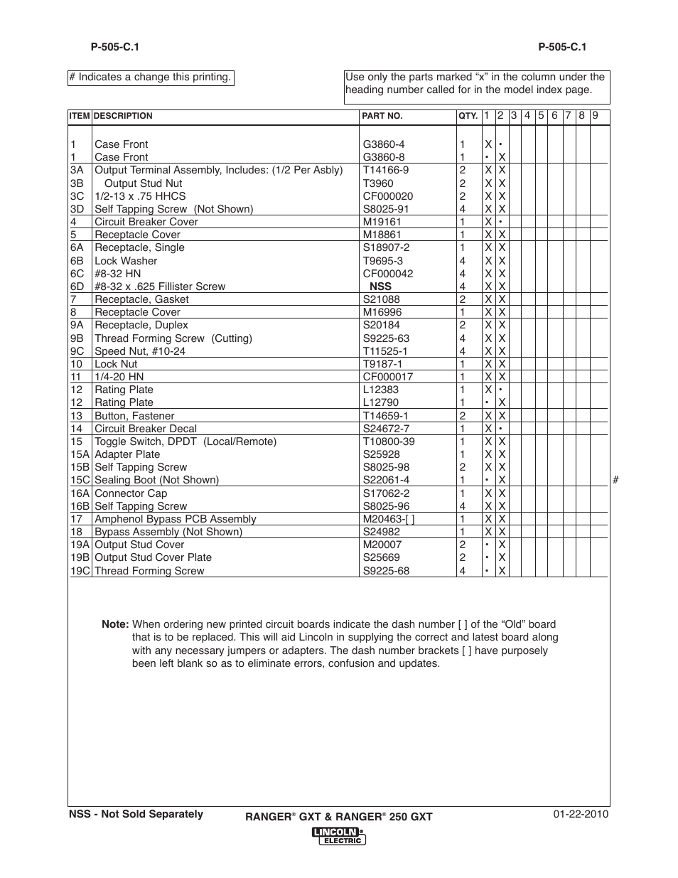 Lincoln Electric IM921 RANGER 250 GXT User Manual | Page 41 / 76