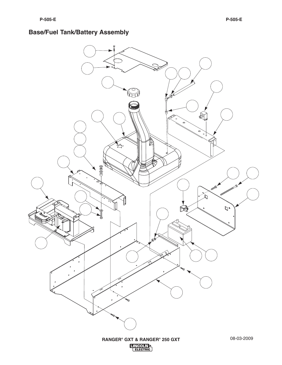 Lincoln Electric IM921 RANGER 250 GXT User Manual | Page 44 / 76