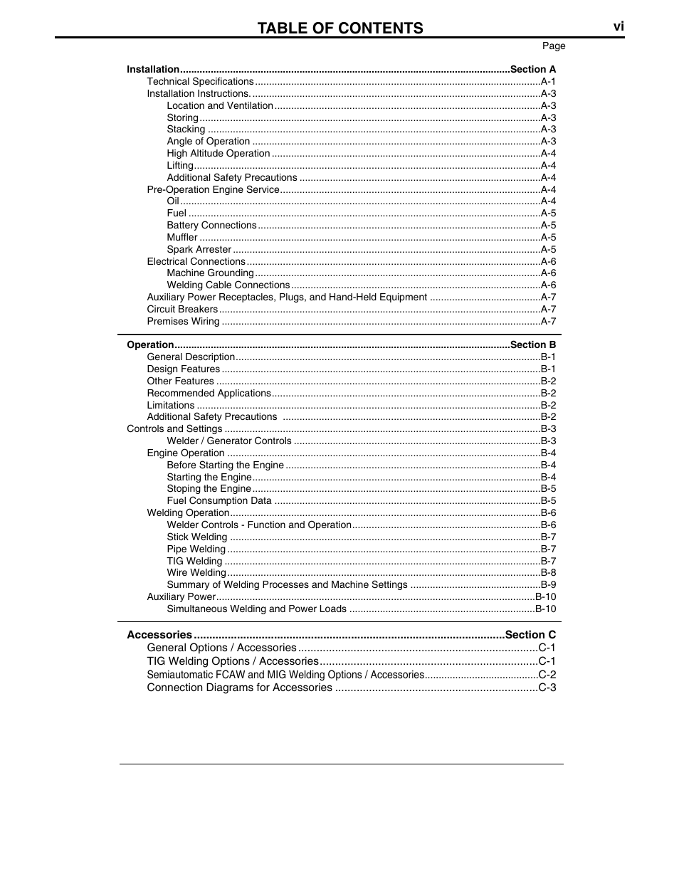 Lincoln Electric IM606 RANGER 275 User Manual | Page 7 / 50